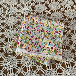 83” x 44.5” Piece of Waverly Inspirations Multi-Color Oval Design Material